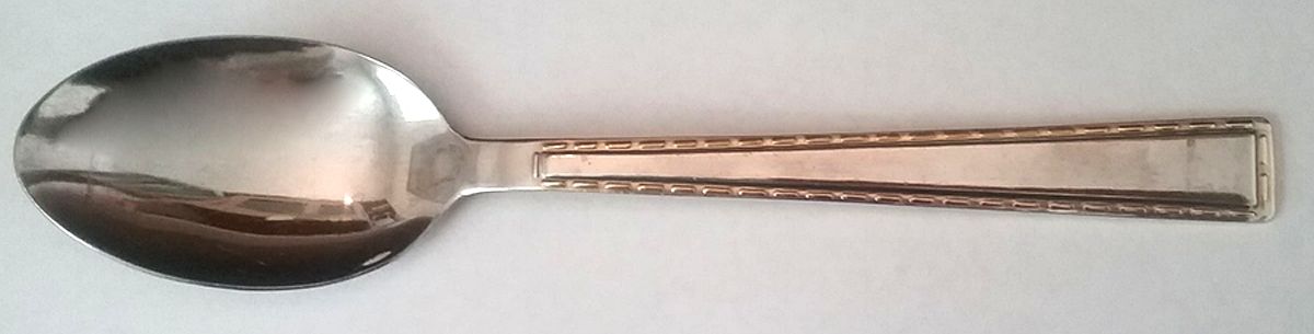 Tailor (Stainless, Gold Accent) Tablespoon (Serving Spoon) by Cambridge Silver-1