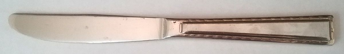 Tailor (Stainless, Gold Accent) Modern Solid Knife by Cambridge Silver-1