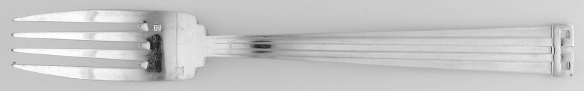 Antinea (Silverplate) Fork by Jean Couzon-1