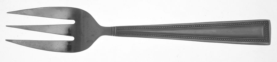 Kaitlyn (Stainless, Satin) Medium Solid Cold Meat Serving Fork by Cambridge Silver-1