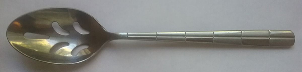 Landscape (Stainless, 18-10) Pierced Tablespoon (Serving Spoon) by Cambridge Silver-1