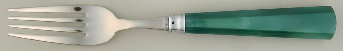 Novia Pearlized-Green (Stainless, Plastic) Individual Salad Fork by Cambridge Silver-1