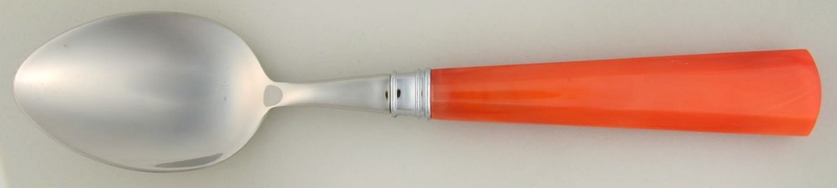 Novia Pearlized-Orange (Stainless, Plastic) Teaspoon by Cambridge Silver-1