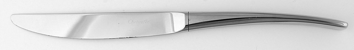 Elementaire (Stainless, Glossy) Dessert Knife with Stainless Blade by Christofle France-1