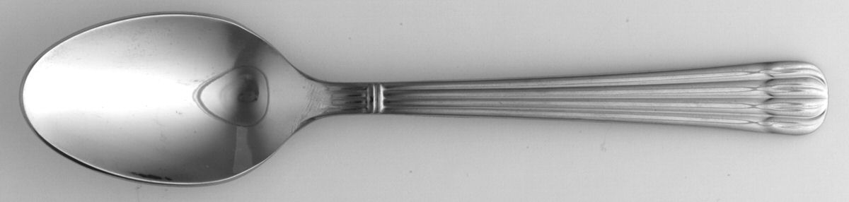 Osiris (Stainless, Ribbed Handle & Bolster) Five O'Clock Teaspoon by Christofle France-1
