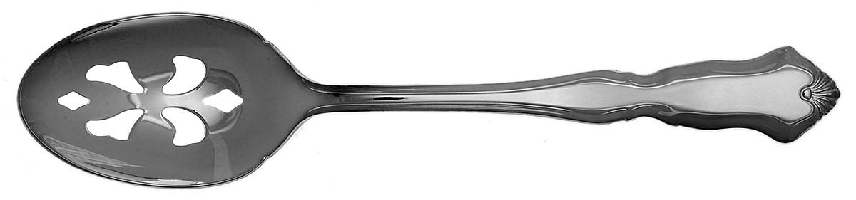 Centennial (Silverplate) Pierced Tablespoon (Serving Spoon) by Wallace Silver-1