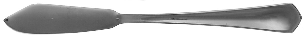 Sienna (Stainless, Pointed Tip) Flat Handle Master Butter Knife by Cuisinart Flatware-1