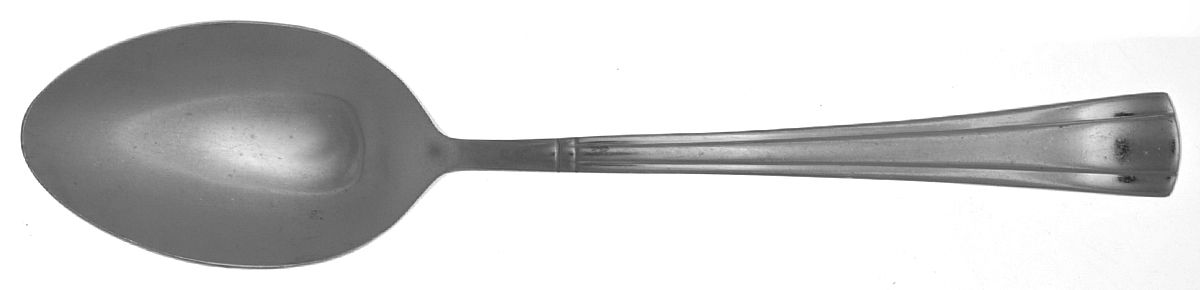 Geo (Stainless, Frosted Accent) Tablespoon (Serving Spoon) by Cuisinart Flatware-1