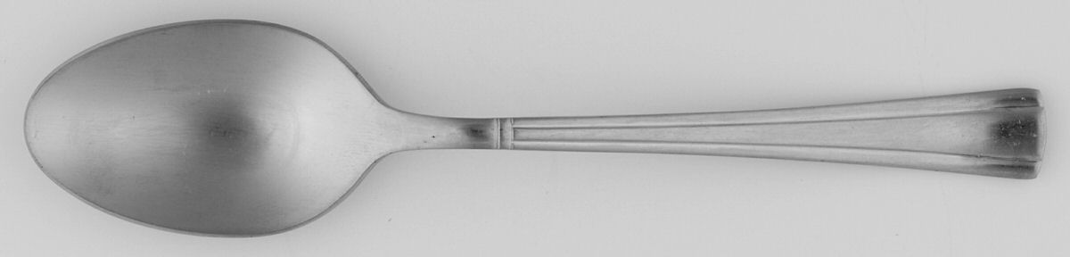 Geo (Stainless, Frosted Accent) Teaspoon by Cuisinart Flatware-1