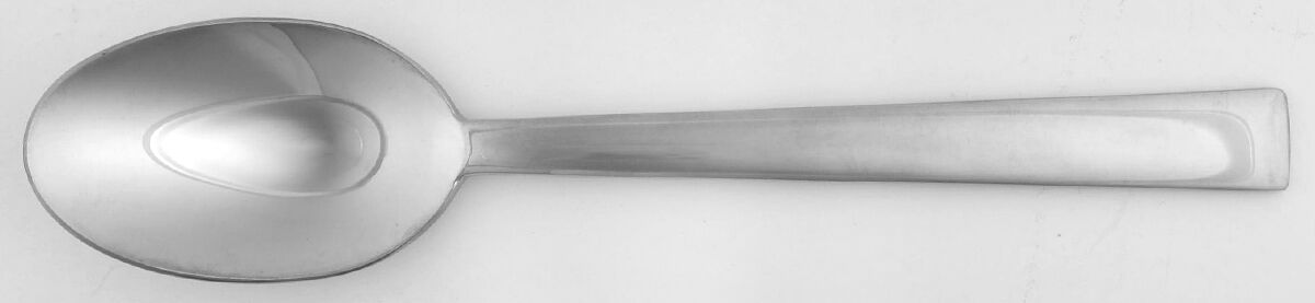 Mix (Stainless) Solid Serving Spoon by Crate & Barrel Flatware-1