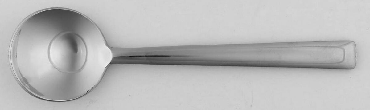 Mix (Stainless) Round Bowl Soup Spoon (Bouillon) by Crate & Barrel Flatware-1