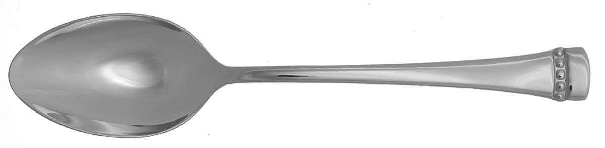Pearl (Stainless) Tablespoon (Serving Spoon) by Crate & Barrel Flatware-1