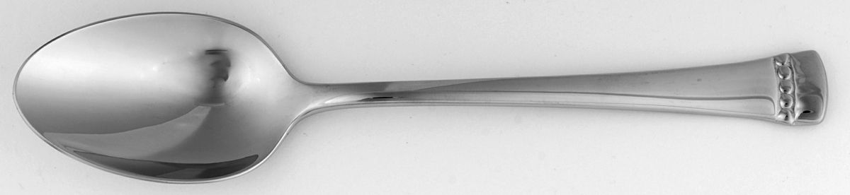 Pearl (Stainless) Place/Oval Soup Spoon by Crate & Barrel Flatware-1