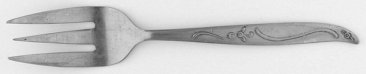 CCS16 (Stainless) Medium Solid Cold Meat Serving Fork by Castle Court-1