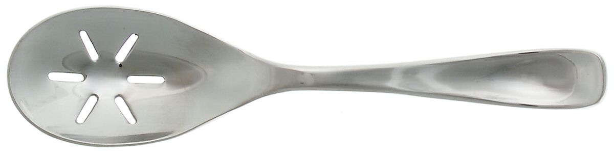 Flume (Stainless) Pierced Tablespoon (Serving Spoon) by Cuisinart Flatware-1