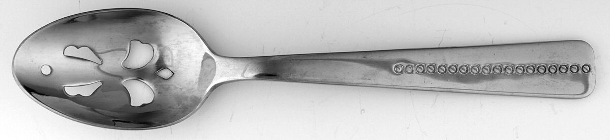 Erica (Stainless) Pierced Tablespoon (Serving Spoon) by Cuisinart Flatware-1