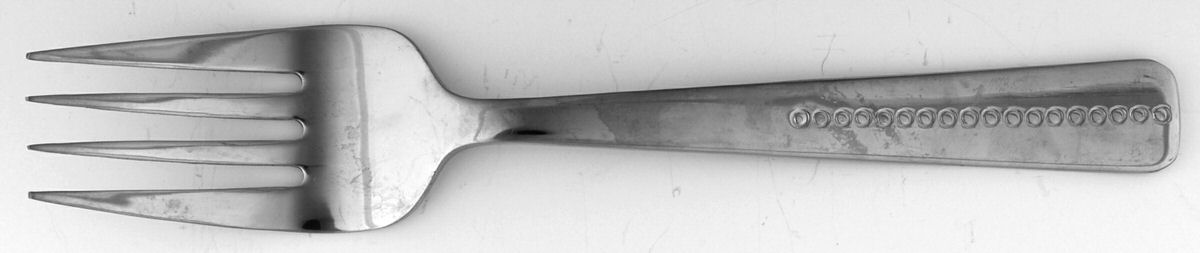 Erica (Stainless) Medium Solid Cold Meat Serving Fork by Cuisinart Flatware-1