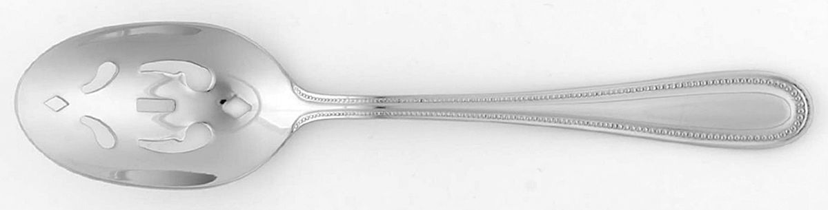 Pearl Mirror (Stainless) Pierced Tablespoon (Serving Spoon) by Cambridge Silver-1