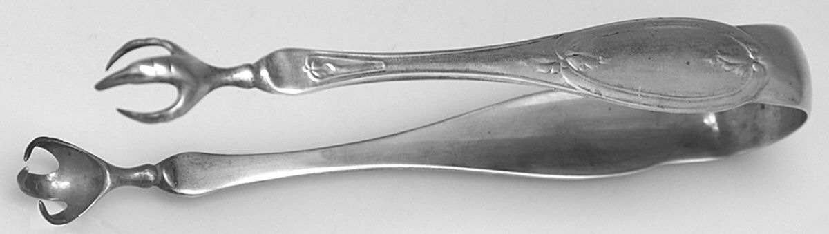 Cis2 (Coin) Large Ice Serving Tongs by Canfield Bros & Co-1