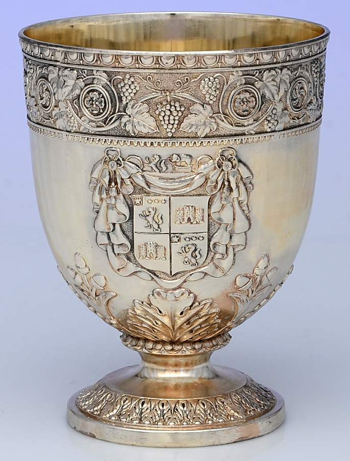 C5C1 (Silverplate, Hollowware) Tea Goblet by Corbell & Co-1