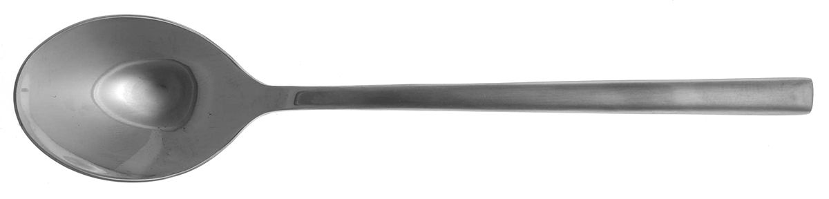 451 (Stainless) Place/Oval Soup Spoon by Crate & Barrel Flatware-1
