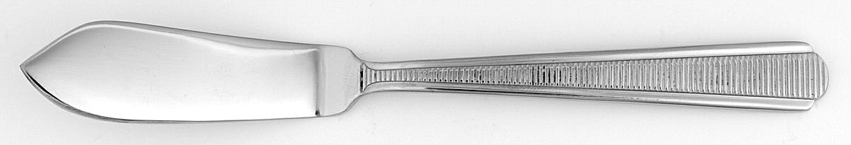 Panneau (Stainless) Flat Handle Master Butter Knife by Cuisinart Flatware-1