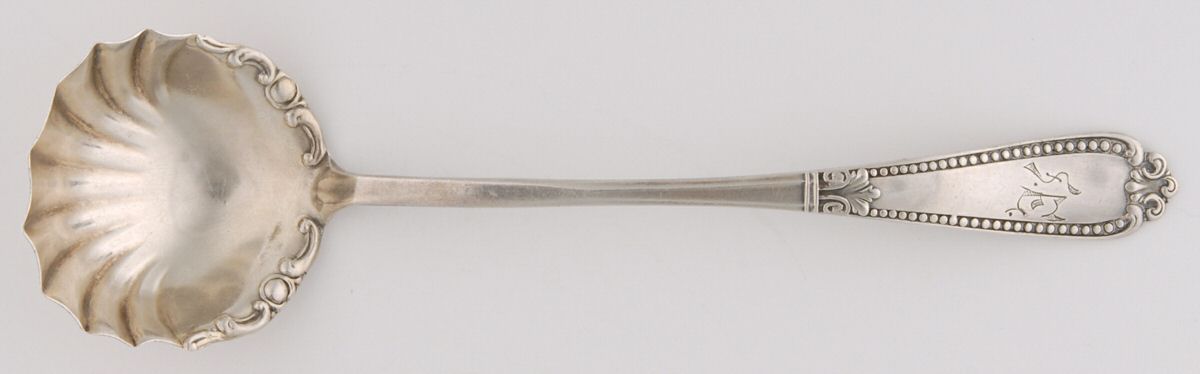 CBM3 (Sterling) Solid Piece Cream Ladle by Campbell Metcalf-1