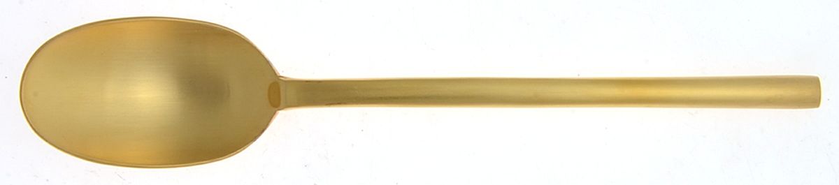 Ellipse (Gold Electroplate) Teaspoon by Calvin Klein-1