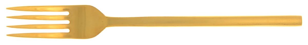 Ellipse (Gold Electroplate) Individual Salad Fork by Calvin Klein-1