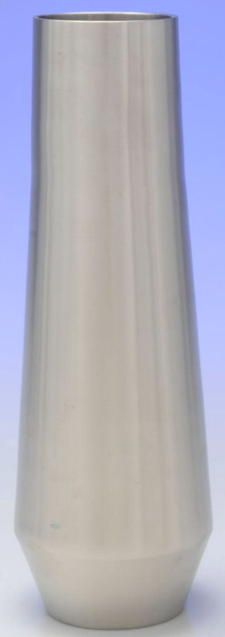 Cubic (Stainless, Hollowware) 12" Vase by Calvin Klein-1