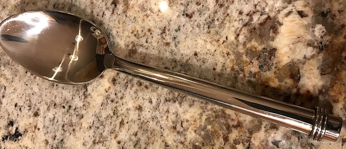 Dorado (Stainless) Place/Oval Soup Spoon by Crate & Barrel Flatware-1
