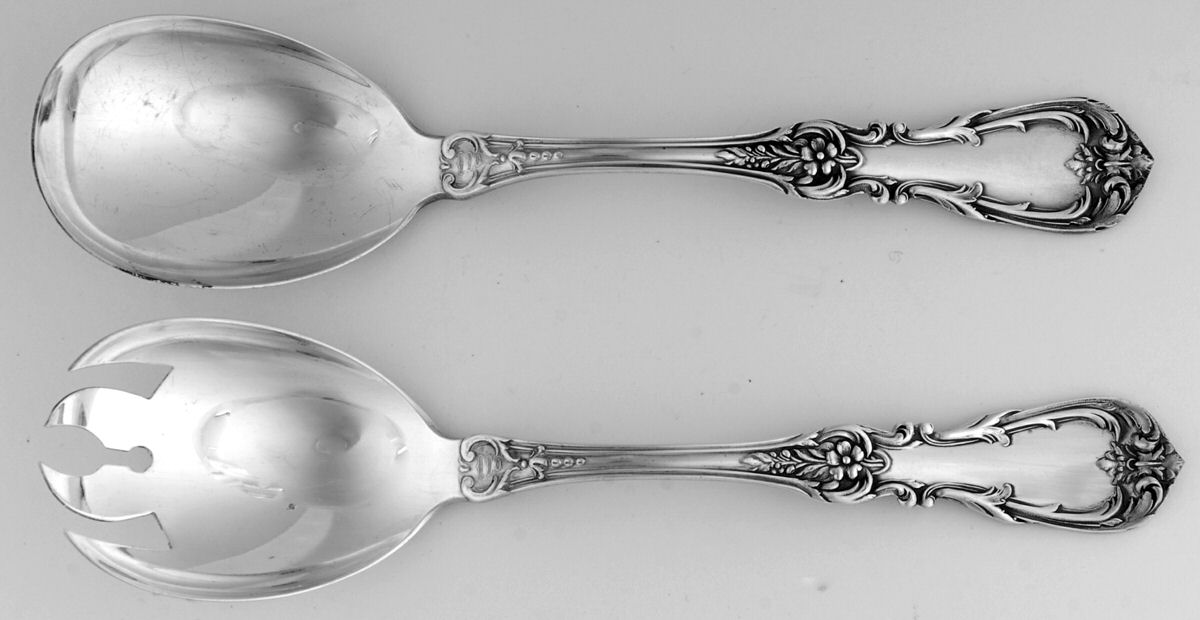 Imperial (Sterling) (2 Pc) Solid Salad Set by Camusso (Peru)-1