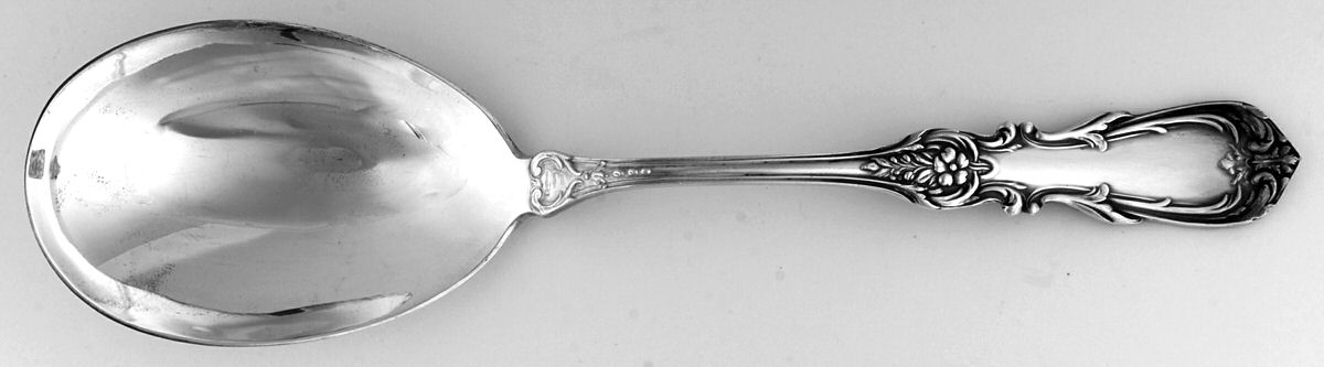 Imperial (Sterling) Solid Serving Cake Spoon by Camusso (Peru)-1