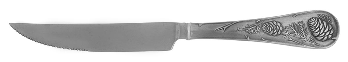 Pine Cone (Stainless) Individual Solid Handle Steak Knife by Cambridge Silver-1