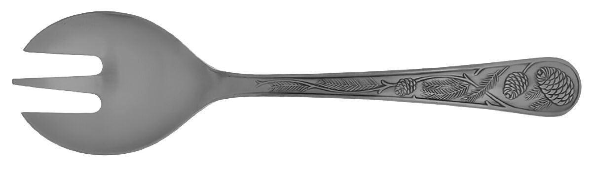 Pine Cone (Stainless) Solid Salad Serving Fork by Cambridge Silver-1
