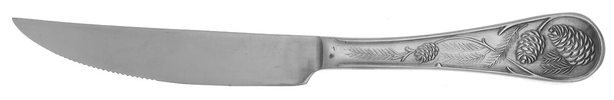 Pine Cone (Stainless) Individual Solid Handle Steak Knife by Cambridge Silver-1