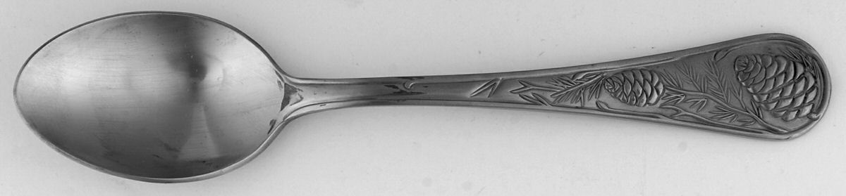 Pine Cone (Stainless) Place/Oval Soup Spoon by Cambridge Silver-1