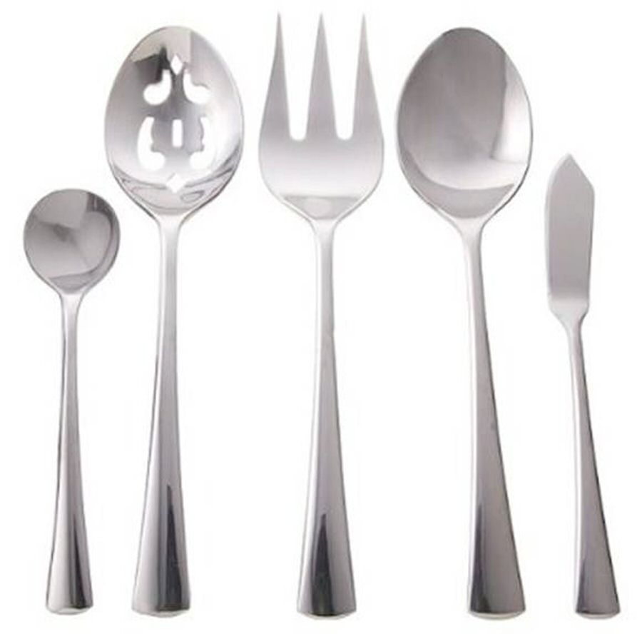 Lowell Mirror (Stainless) Tablespoon (Serving Spoon) by Cambridge Silver-1