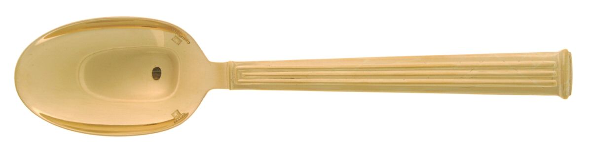 Triade (Gold Electroplate) Teaspoon by Christofle France-1