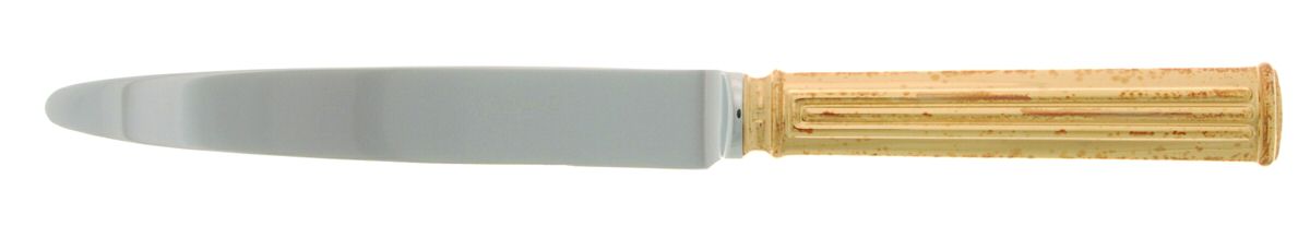 Triade (Gold Electroplate) New French Hollow Knife by Christofle France-1