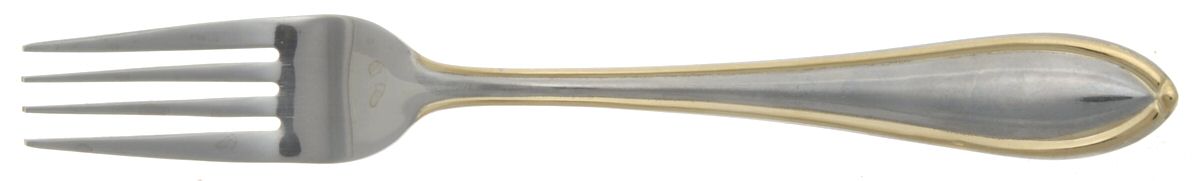 Gold Accent Laura (Stainless) Fork by Cambridge Silver-1