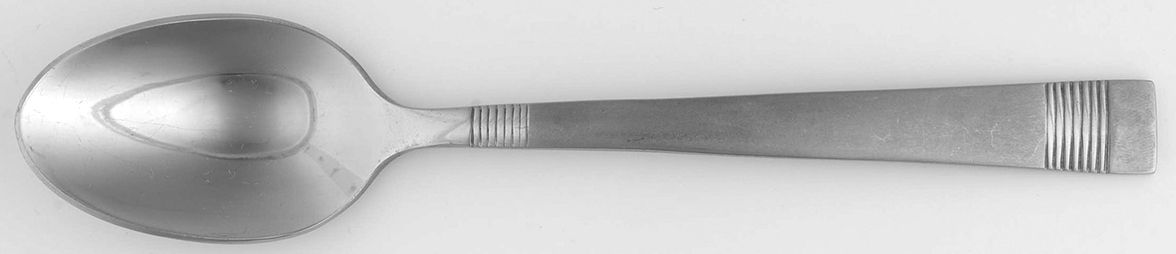 Rhodes Sand (Stainless) Place/Oval Soup Spoon by Cambridge Silver-1