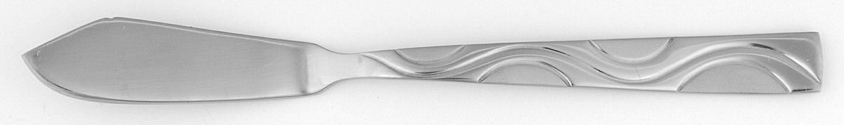 Unity Frost (Stainless) Flat Handle Master Butter Knife by Cuisinart Flatware-1