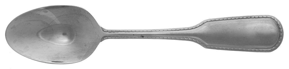 Estate (Stainless) Place/Oval Soup Spoon by Chaps Home Flatware-1