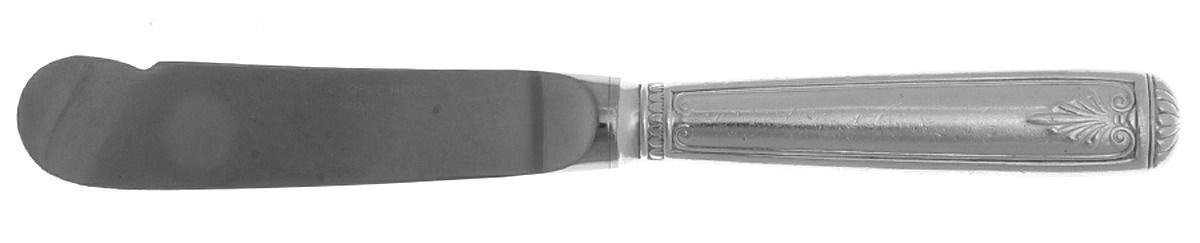 Beauharnais (Stainless-Hotel) Hollow Handle Master Butter Knife by Christofle France-1