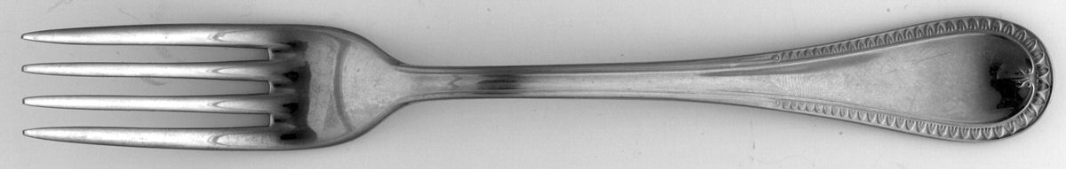 Beauharnais (Stainless-Hotel) Dessert Fork by Christofle France-1