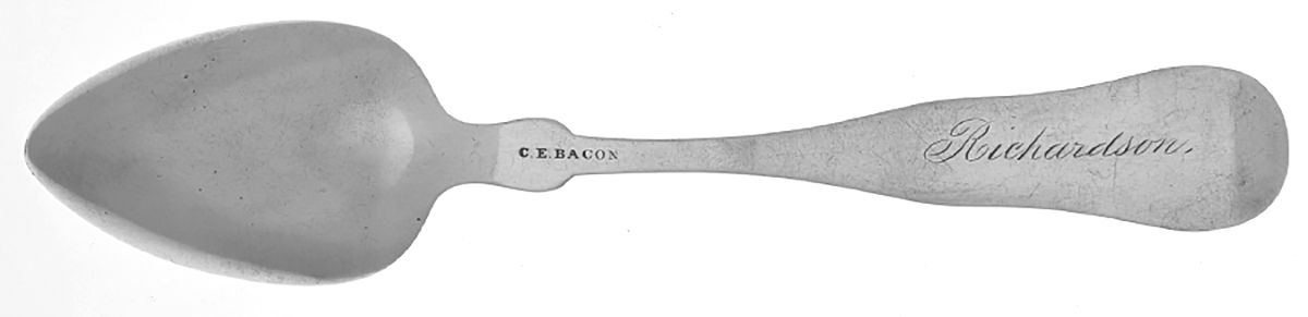 Coin Silver Flatware Teaspoon by Charles Edmund Bacon-2