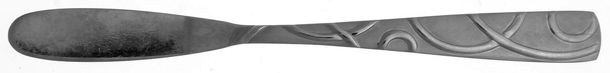 Conquest (Stainless) Flat Handle Master Butter Knife by Cambridge Silver-1