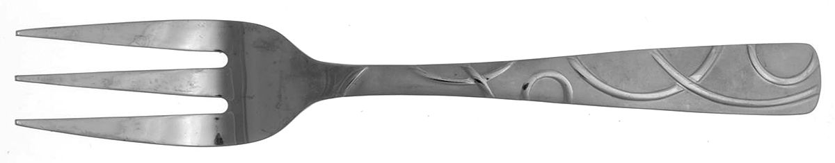 Conquest (Stainless) Medium Solid Cold Meat Serving Fork by Cambridge Silver-1