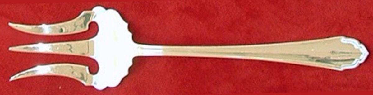 Chippendale (Sterling) Large Solid Fish Serving Fork by Camusso (Peru)-1